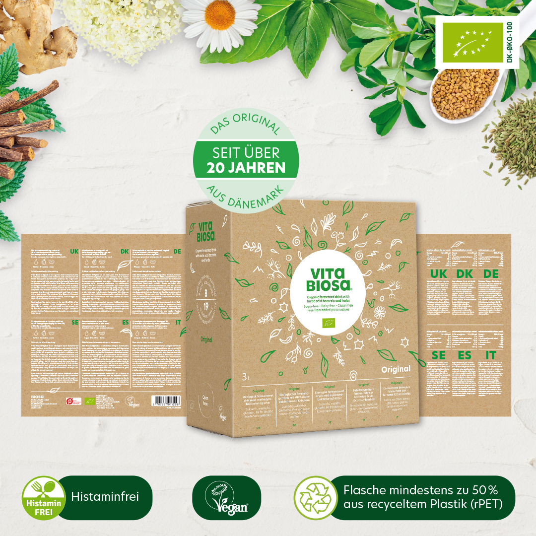 Vita Biosa Original 3L Bag-in-Box Milchsäurebakterien kaufen Etikett